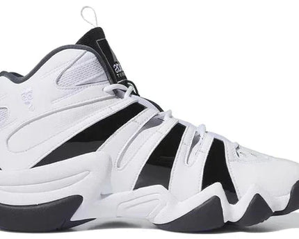 Men's Adidas Crazy 8 White Black Shoes
