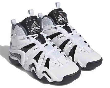 Men's Adidas Crazy 8 White Black Shoes