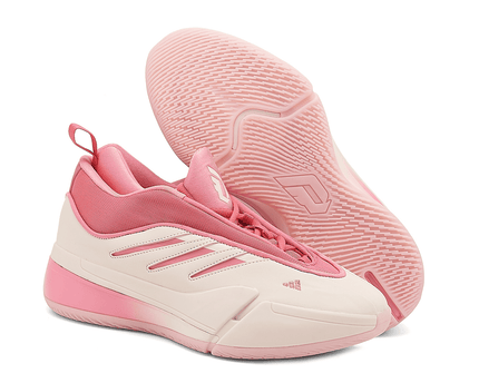 Men's Adidas Dame 9 Grey Pink Shoes