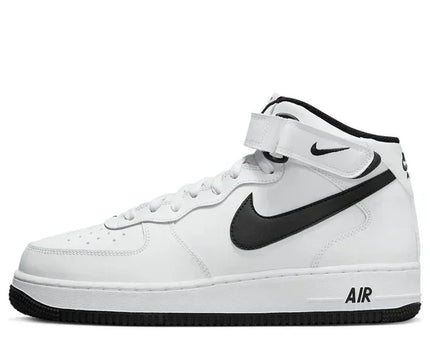 Men's Air Force 1 Mid '07 'White Black' Shoes