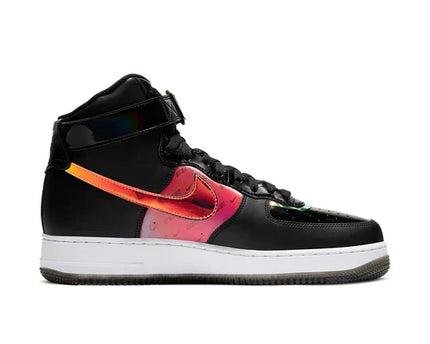 Men's Air Force 1 '07 Black White Bright Crimson Shoes
