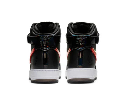 Men's Air Force 1 '07 Black White Bright Crimson Shoes