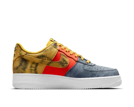 Men's Air Force 1 '07 Dark Sulphur Tie-Dye Shoes