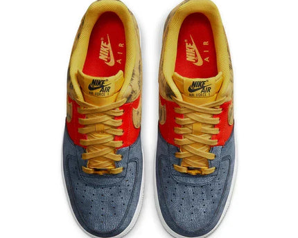 Men's Air Force 1 '07 Dark Sulphur Tie-Dye Shoes