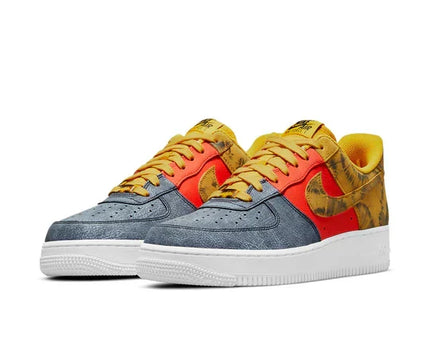 Men's Air Force 1 '07 Dark Sulphur Tie-Dye Shoes
