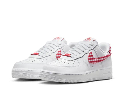 Men's Air Force 1 '07 Essential 'Mystic Red Gingham' Shoes
