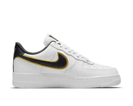 Men's Air Force 1 '07 Metallic Swoosh Pack - White Metallic Gold Shoes