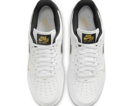 Men's Air Force 1 '07 Metallic Swoosh Pack - White Metallic Gold Shoes