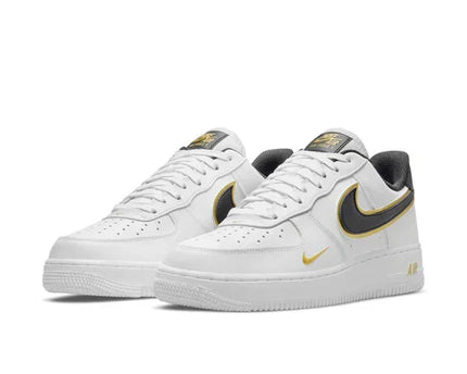 Men's Air Force 1 '07 Metallic Swoosh Pack - White Metallic Gold Shoes