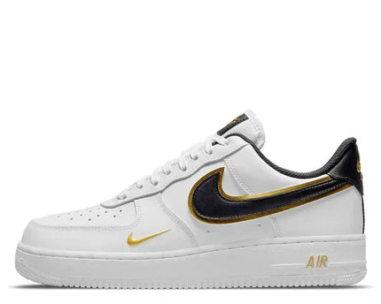Men's Air Force 1 '07 Metallic Swoosh Pack - White Metallic Gold Shoes