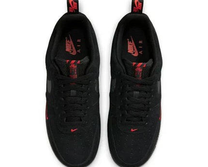 Men's Air Force 1 '07 Multi-Swoosh Black Crimson Shoes