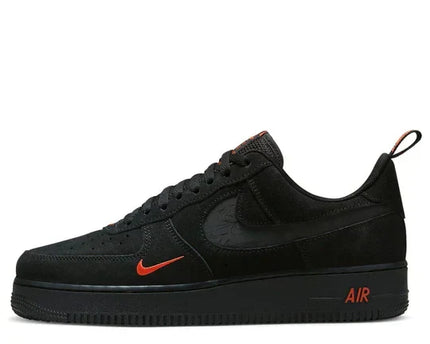 Men's Air Force 1 '07 Multi-Swoosh Black Crimson Shoes