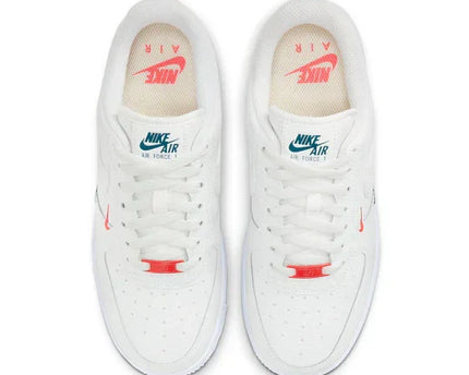 Men's Air Force 1 '07 Summit White Solar Red Shoes