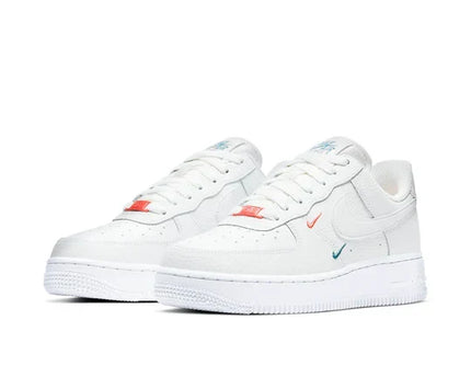 Men's Air Force 1 '07 Summit White Solar Red Shoes