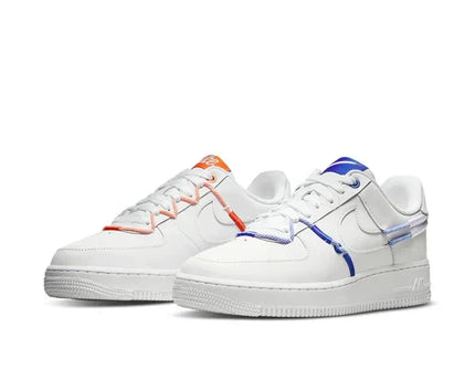 Men's Air Force 1 '07 White Safety Orange Shoes