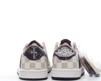 Men's Louis Vuitton x Air Jordan 1 Low Shoes