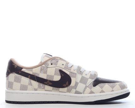 Men's Louis Vuitton x Air Jordan 1 Low Shoes