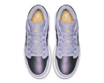 Men's Air Jordan 1 Low GS Ã¢â‚¬ËœOxygen Purple' Shoes