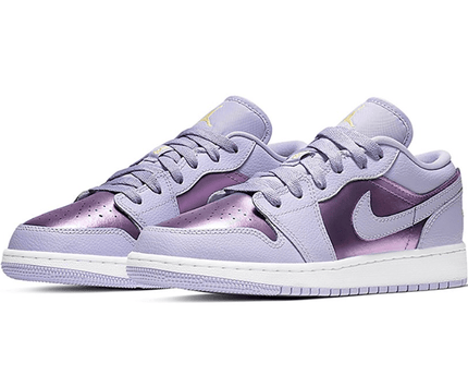 Men's Air Jordan 1 Low GS Ã¢â‚¬ËœOxygen Purple' Shoes