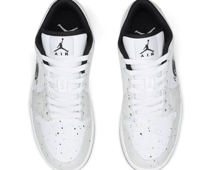 Men's Air Jordan 1 Low SE Paint Splatter Shoes