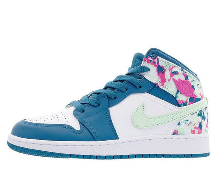 Men's Air Jordan 1 Mid Paint Stroke Shoes