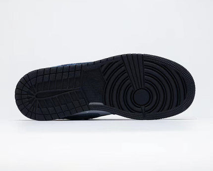 Men's Air Jordan 1 Washed Denim Shoes