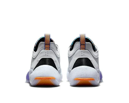 Men's Air Jordan Luka 1 Grey Blue Orange Shoes