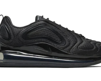 Men's Air Max 720 Black Jersey Mesh Shoes