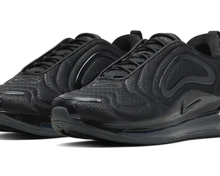 Men's Air Max 720 Black Jersey Mesh Shoes