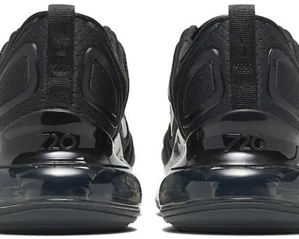 Men's Air Max 720 Black Jersey Mesh Shoes