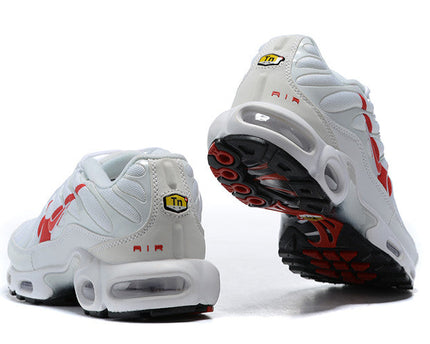 Men's Air Max Plus White Crimson Shoes