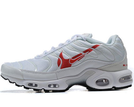 Men's Air Max Plus White Crimson Shoes