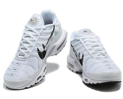 Men's Air Max Plus White Metallic Silver Shoes