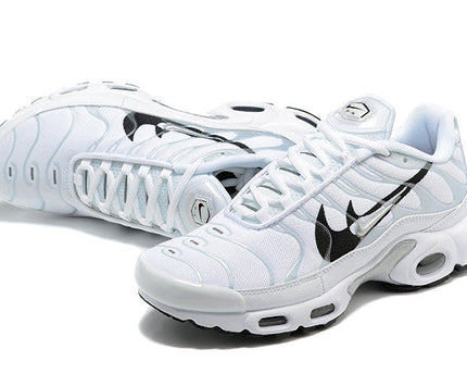 Men's Air Max Plus White Metallic Silver Shoes