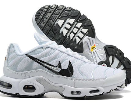 Men's Air Max Plus White Metallic Silver Shoes