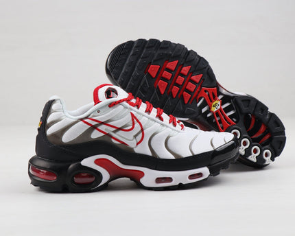Men's Air Max Plus White Red Shoes