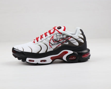 Men's Air Max Plus White Red Shoes