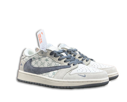 Men's Nike Fragment x Travis Scott x Gucci Air Jordan 1 Low Shoes
