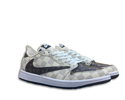 Men's Nike Fragment x Travis Scott x LV Air Jordan 1 Low Shoes