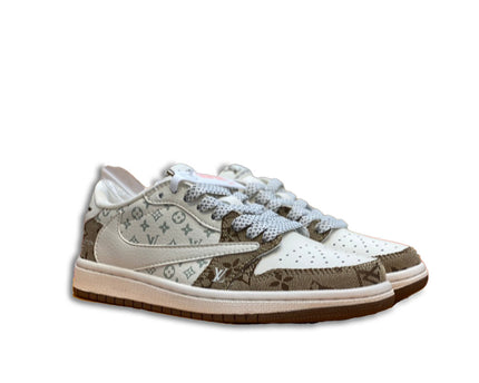 Men's Nike Travis Scott x Fragment Design x Jordan Air Jordan 1 Low OG Shoes