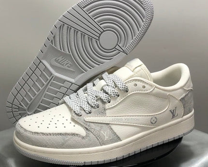 Men's Nike Travis Scott x Fragment Design x Jordan Air Jordan 1 Low OG Shoes