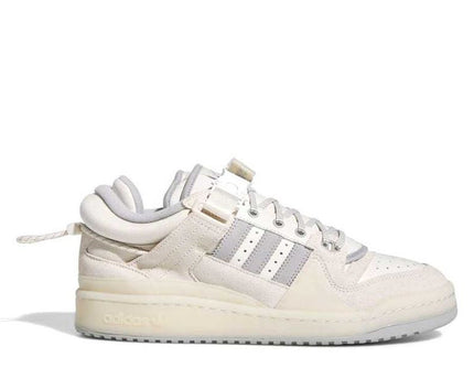 Men's Bad Bunny Ãƒâ€” adidas Forum Low White Bunny Shoes