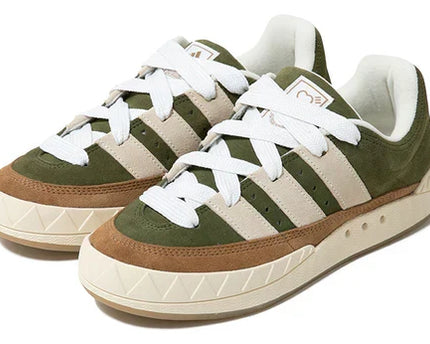 Men's adidas Human Made x Adimatic Dust Green Cream White Shoes