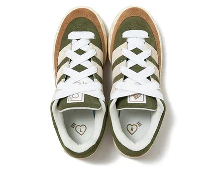 Men's adidas Human Made x Adimatic Dust Green Cream White Shoes