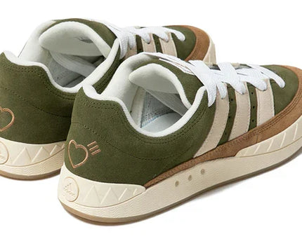 Men's adidas Human Made x Adimatic Dust Green Cream White Shoes