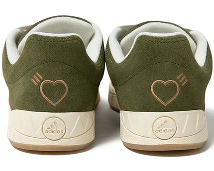 Men's adidas Human Made x Adimatic Dust Green Cream White Shoes