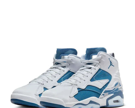Men's Jordan MVP 678 White Industrial Blue Neutral Grey Shoes