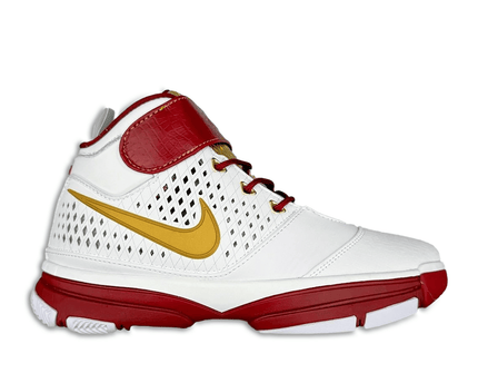 Men's Nike Zoom Kobe 2 White Red Shoes