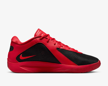 Men's Giannis Freak 6 Black University Red Shoes