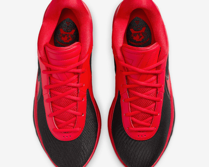 Men's Giannis Freak 6 Black University Red Shoes